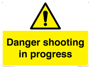 Danger shooting in progress